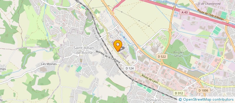 localisation de l'entreprise STEGAN  BOURGOIN-JALLIEU