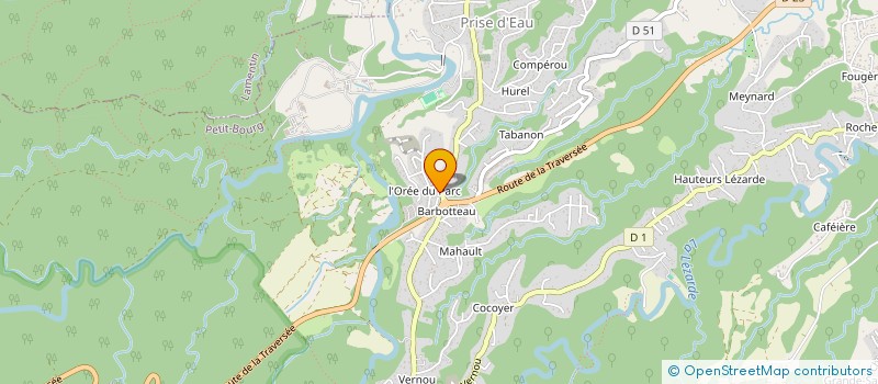 localisation de l'entreprise STEGANA  PETIT-BOURG