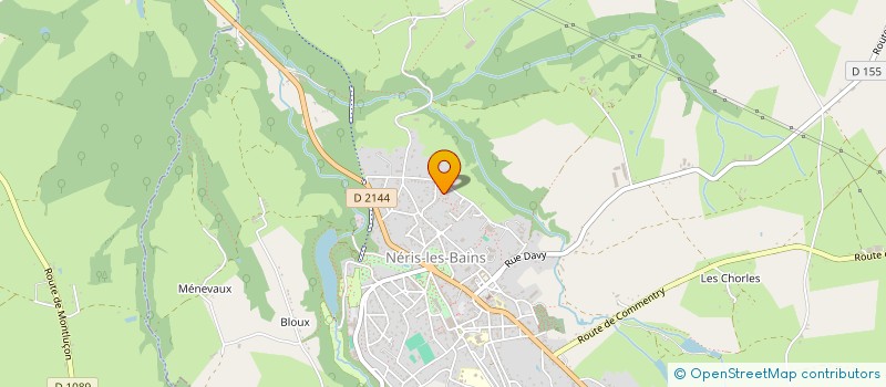 localisation de l'entreprise STEGANUX à NERIS-LES-BAINS