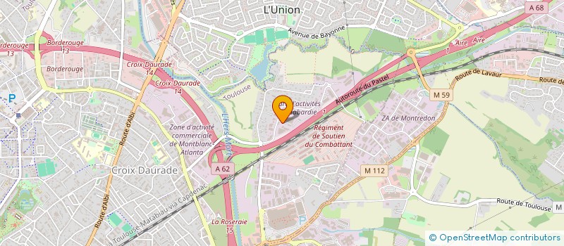localisation de l'entreprise STEGEAS à TOULOUSE
