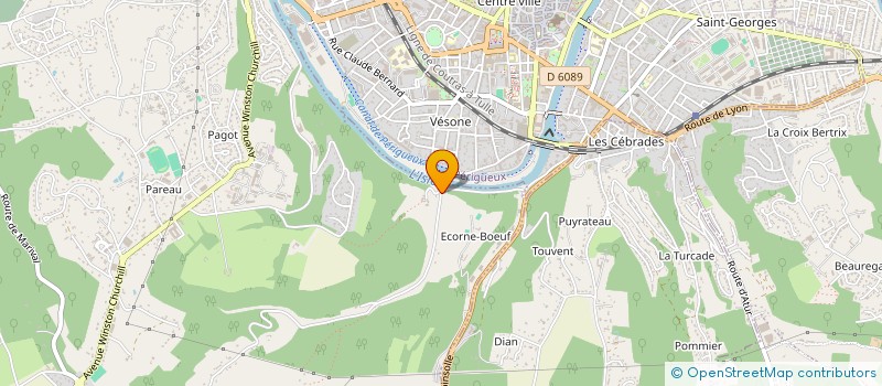 localisation de l'entreprise STEGHA  COULOUNIEIX-CHAMIERS