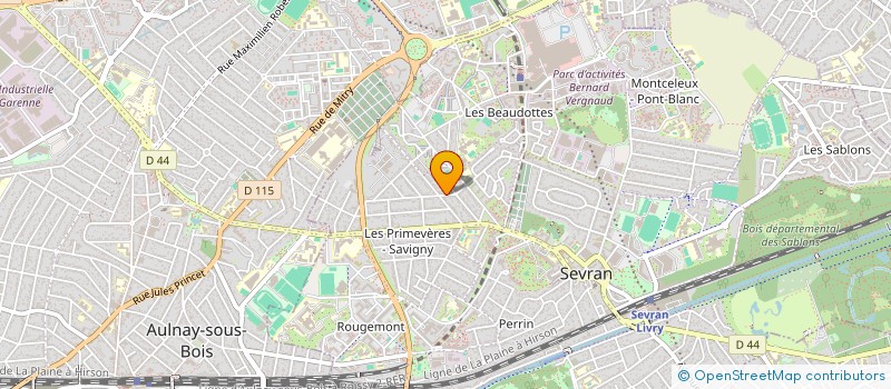 localisation de l'entreprise STEGROUP BTP à SEVRAN