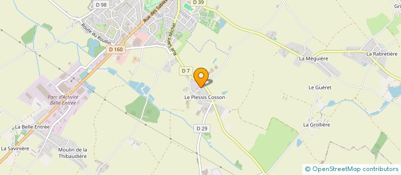 localisation de l'entreprise STEGUI à ESSARTS-EN-BOCAGE