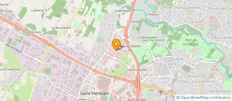 localisation de l'entreprise STEGYS  SAINT-HERBLAIN