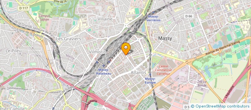 localisation de l'entreprise STEGYS IDF à MASSY