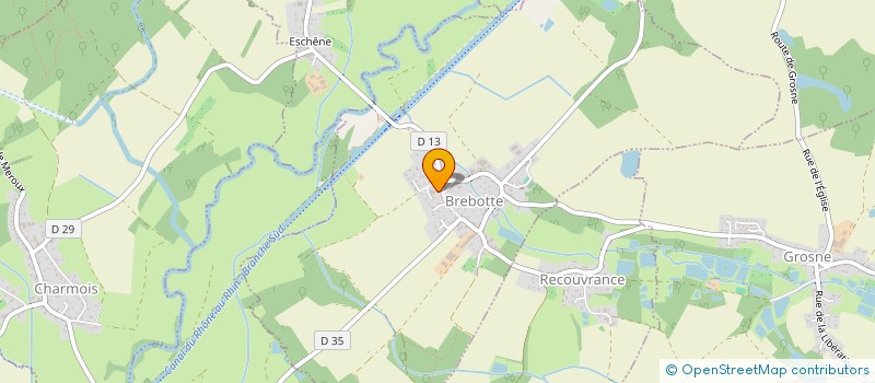 localisation de l'entreprise STEHLIN FRERES SARL à BREBOTTE