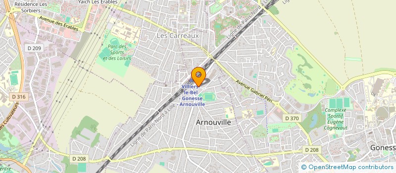 localisation de l'entreprise STEI DENTAIRE à ARNOUVILLE