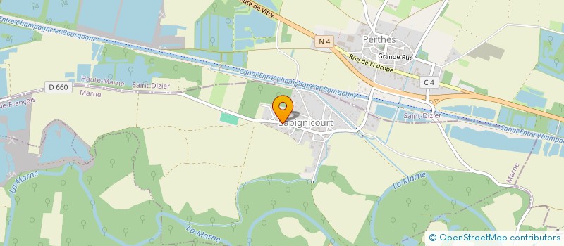 localisation de l'entreprise STEIBAR à SAPIGNICOURT