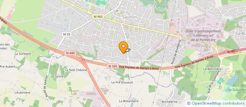 localisation de l'entreprise STEIMA - PLSN à SAUTRON