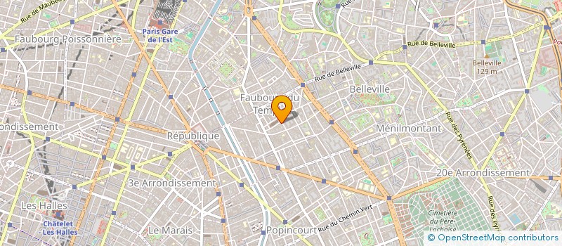 localisation de l'entreprise STEIN ET COMPAGNIE IMPRIMERIE MODERNE à PARIS