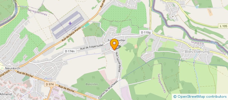 localisation de l'entreprise STEINBAUER TUNING TECH FRANCE SARL à SARREGUEMINES