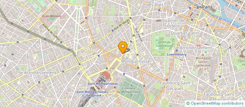 localisation de l'entreprise STEINER à PARIS