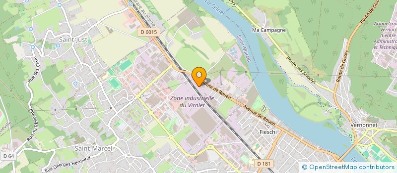 localisation de l'entreprise STEINER FINANCE  SAINT-MARCEL