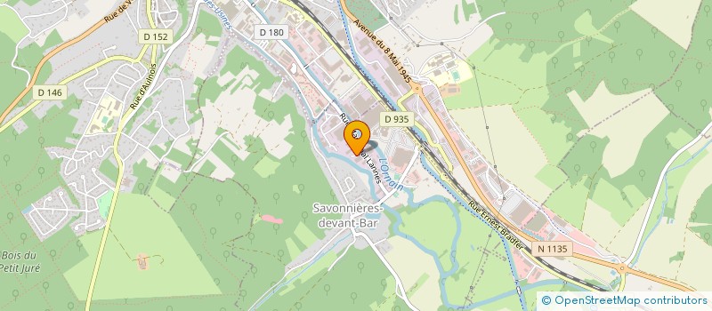 localisation de l'entreprise STEINER MENUISERIE à SAVONNIERES-DEVANT-BAR
