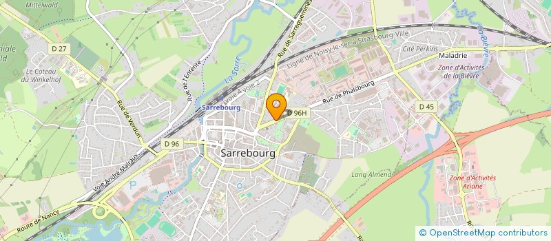 localisation de l'entreprise STEINHOFF MEUBLES FRANCE  SARREBOURG