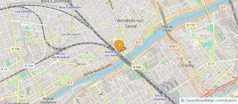 localisation de l'entreprise STEINITZ MENEGAT à ASNIERES-SUR-SEINE