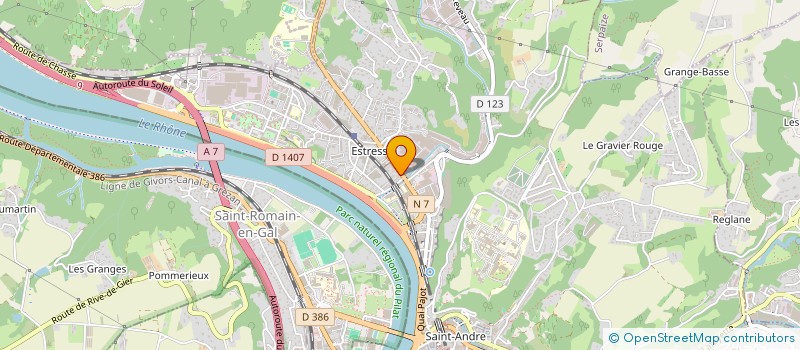 localisation de l'entreprise STEINMAN à VIENNE