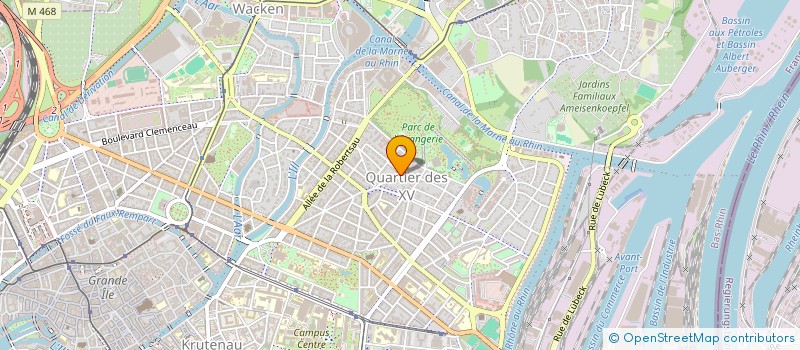 localisation de l'entreprise STEINMETZ CHAUSSEUR à STRASBOURG