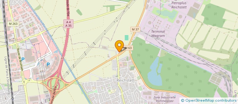 localisation de l'entreprise STEINMETZ MICHEL ET ASSOCIES  REICHSTETT