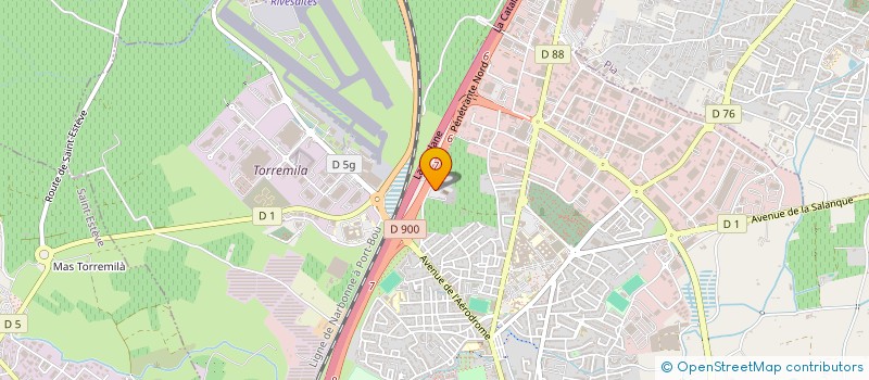 localisation de l'entreprise STEIS ECHAFAUDAGES à PERPIGNAN