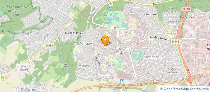 localisation de l'entreprise STEISO SAS à LES ULIS
