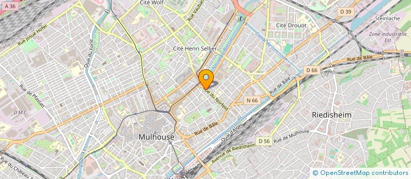 localisation de l'entreprise STEJEFA FRANCE à MULHOUSE