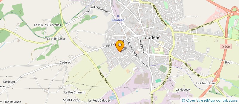 localisation de l'entreprise STEJERD  LOUDEAC