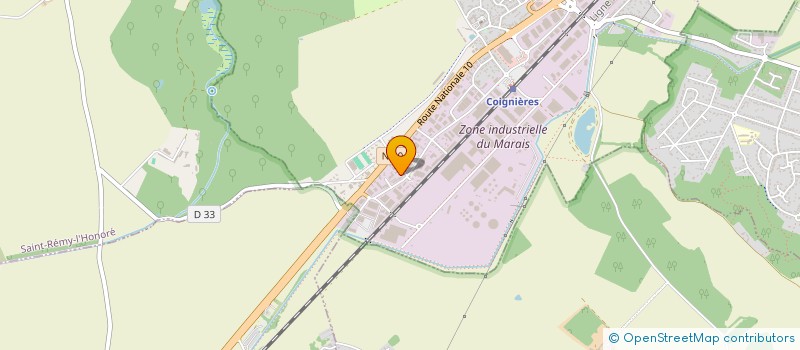 localisation de l'entreprise STEJES à COIGNIERES