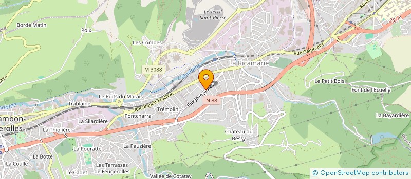 localisation de l'entreprise STEJUDAN  LA RICAMARIE