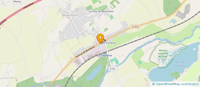 localisation de l'entreprise STEKA à BEAUMONT SAINT-CYR