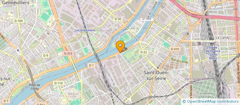 localisation de l'entreprise STEKO2-BAT à SAINT-OUEN-SUR-SEINE
