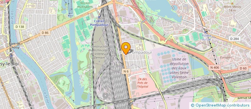 localisation de l'entreprise STEL  VALENTON