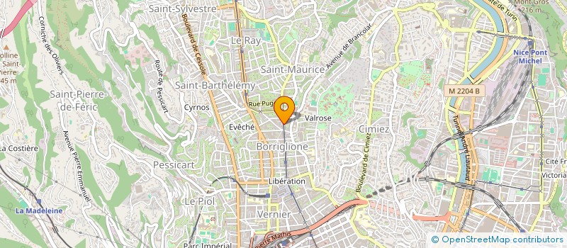 localisation de l'entreprise STEL à NICE