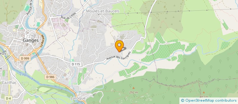 localisation de l'entreprise STEL  LAROQUE