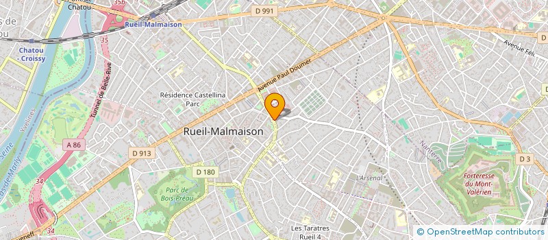 localisation de l'entreprise STEL ALIMENTATION à RUEIL-MALMAISON