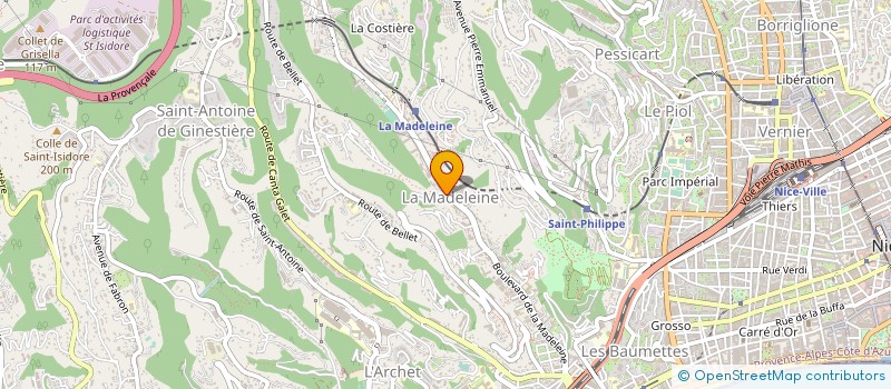 localisation de l'entreprise STEL COMPOSANTS SERVICE à NICE