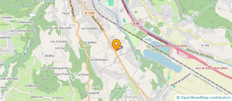 localisation de l'entreprise STELA  SALLANCHES