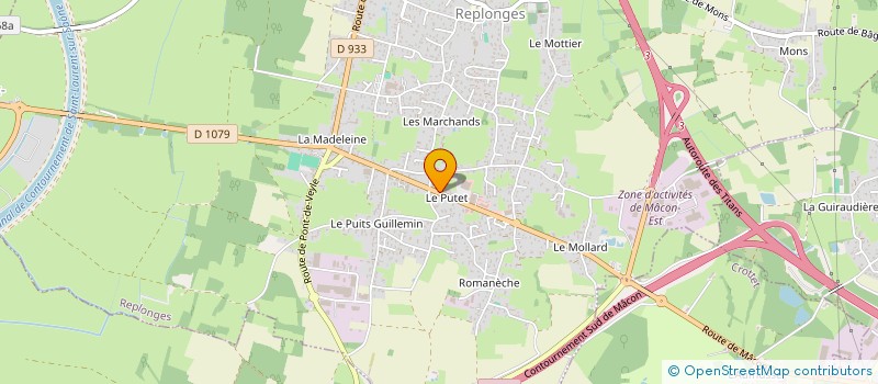 localisation de l'entreprise STELA à REPLONGES