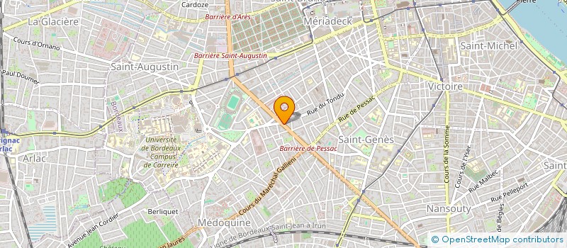 localisation de l'entreprise STELA  BORDEAUX