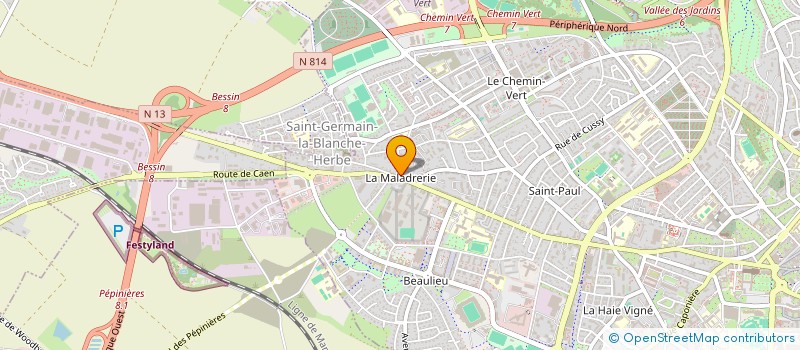 localisation de l'entreprise STELA à CAEN