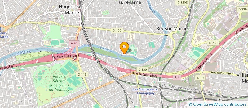 localisation de l'entreprise STELA à LE PERREUX-SUR-MARNE