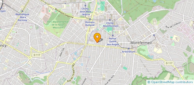 localisation de l'entreprise STELA  MONTFERMEIL