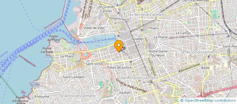localisation de l'entreprise STELAFO à MARSEILLE