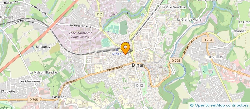 localisation de l'entreprise STELARC à DINAN