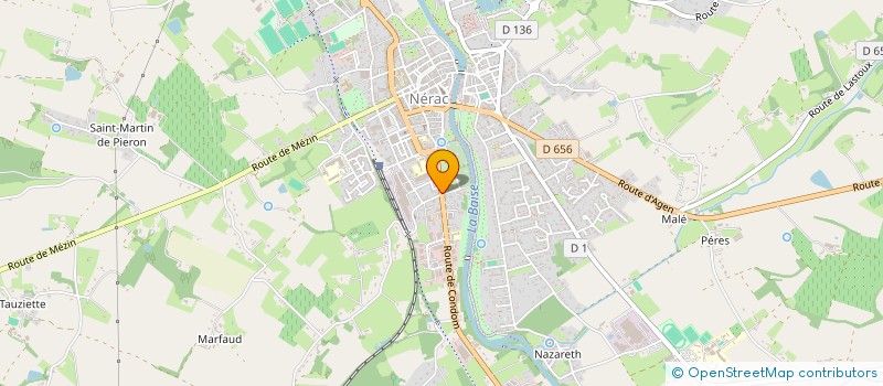 localisation de l'entreprise STELAU  NERAC