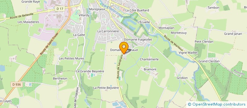 localisation de l'entreprise STELAUFLO  CHATILLON-SUR-CHALARONNE