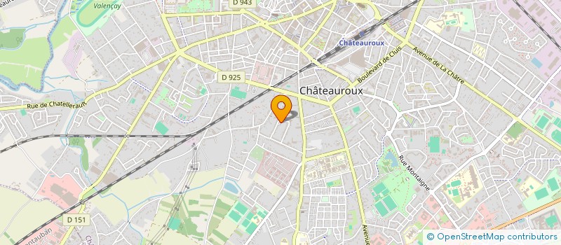 localisation de l'entreprise STELAUNIC à CHATEAUROUX