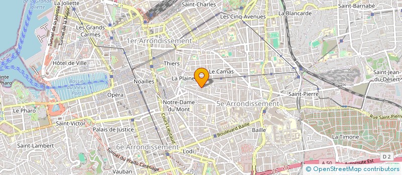 localisation de l'entreprise STELAUR à MARSEILLE