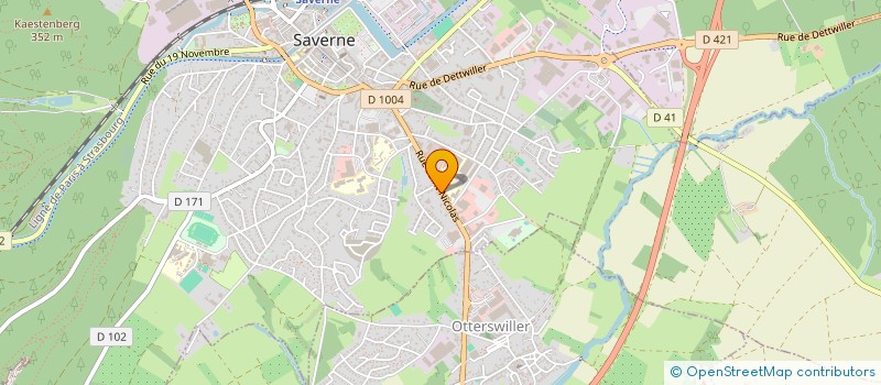 localisation de l'entreprise STELAUR à SAVERNE