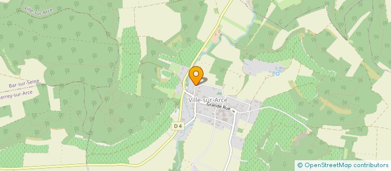 localisation de l'entreprise STELF  VILLE-SUR-ARCE